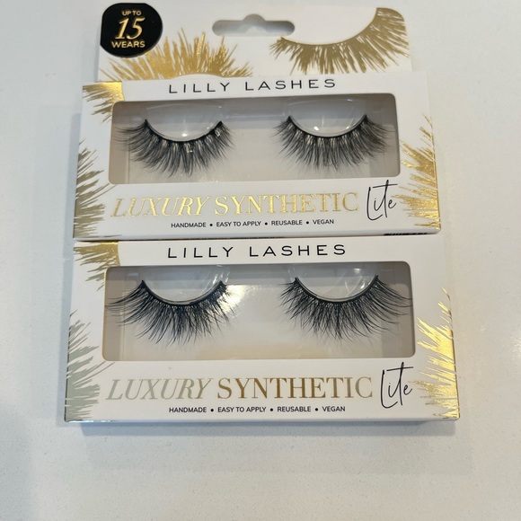 Set of 2 Lilly Lashes Luxury Synthetic Lite False Eyelashes - Picture 2 of 4